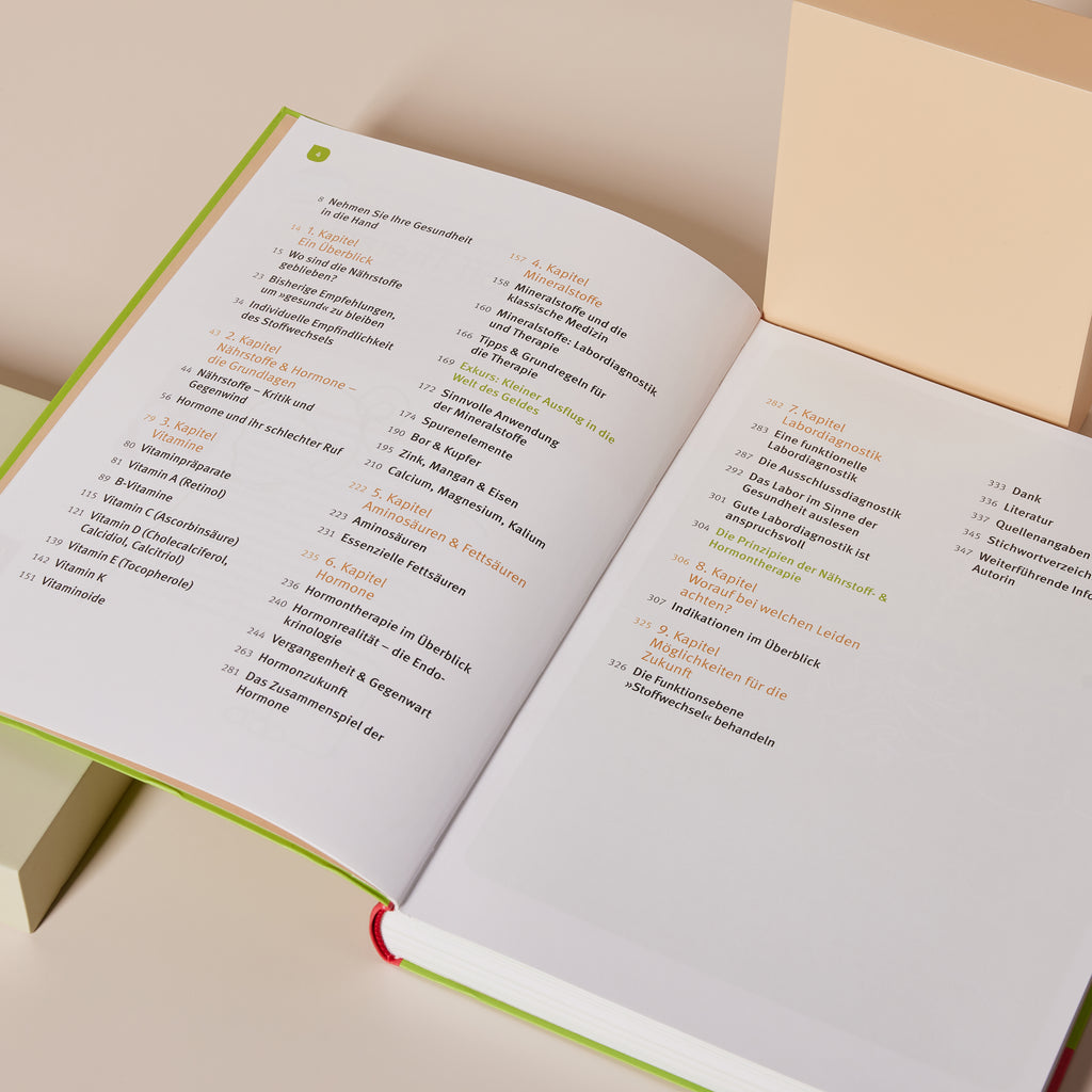 Buch “Nährstoff-Therapie” von Dr. Orfanos Boeckel - VitaMoment Produkt