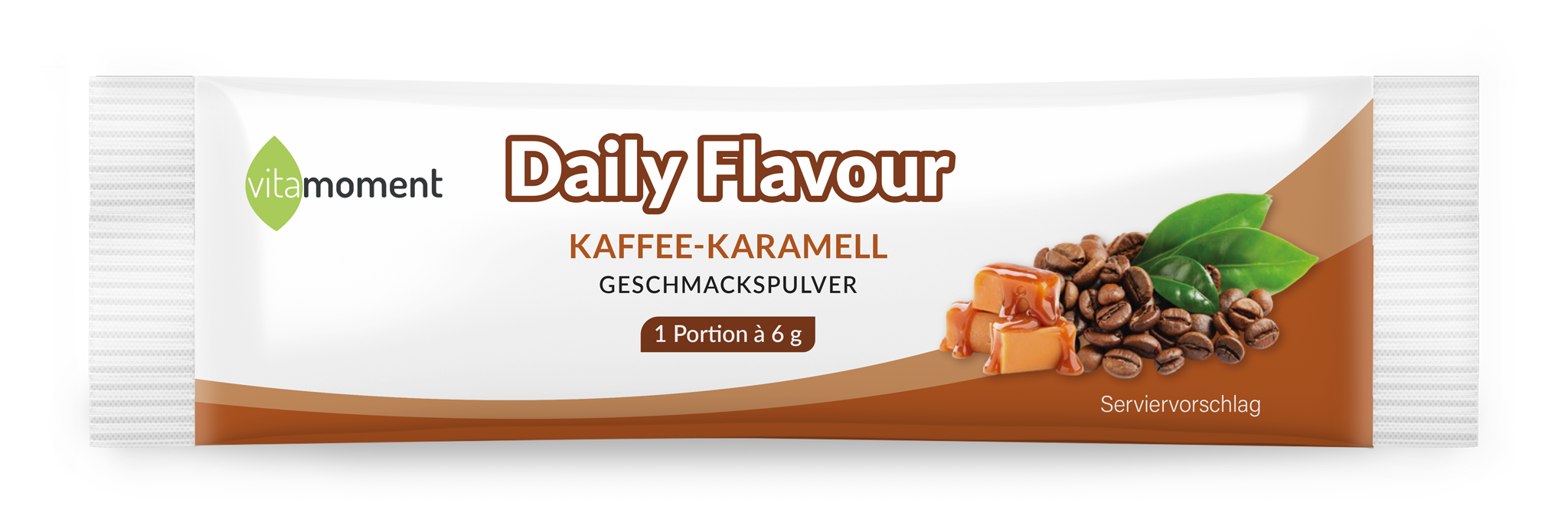 Daily Flavour Geschmackspulver - Kaffee-Karamell, 6g (Probe) - VitaMoment Produkt