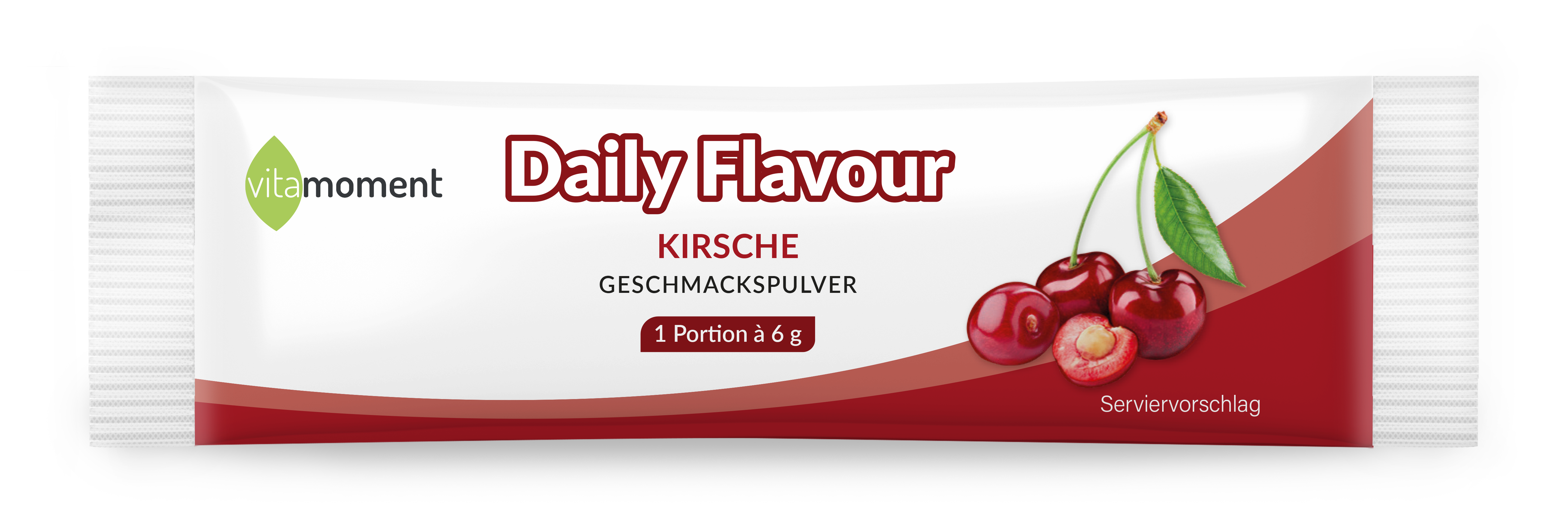Daily Flavour Geschmackspulver - Kirsche, 6g (Probe) - VitaMoment Produkt