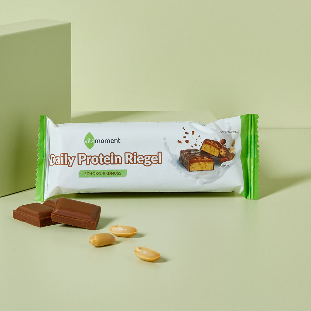 Daily Protein Riegel - 1:Schoko-Erdnuss - VitaMoment Produkt