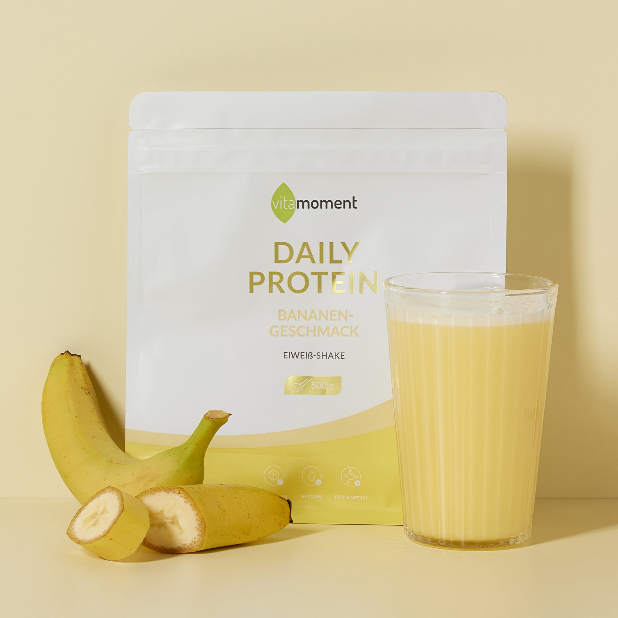 Daily Protein Shake - Banane, 500g - VitaMoment Produkt