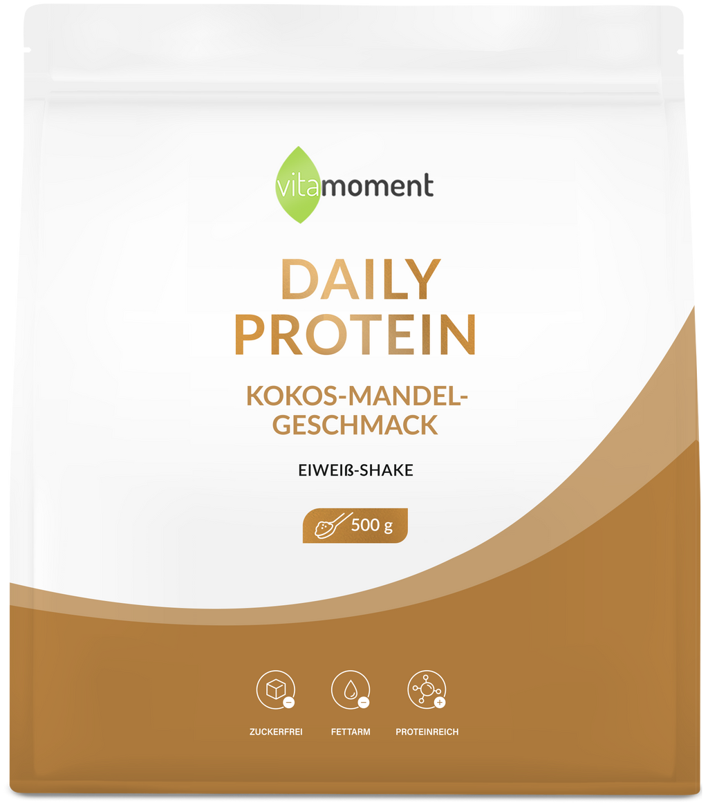 Daily Protein Shake - Kokos-Mandel, 500g - VitaMoment Produkt