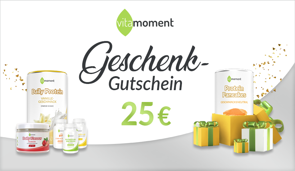 VitaMoment Gutschein - 25 € - VitaMoment Produkt