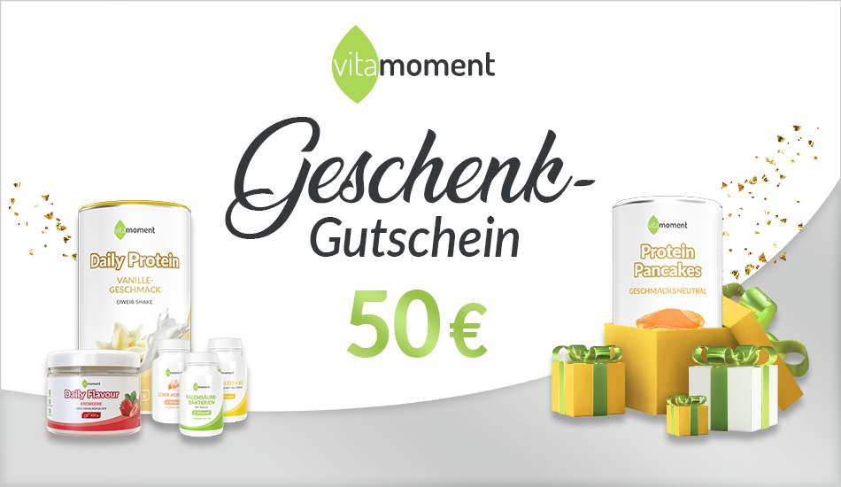 VitaMoment Gutschein - 50 € - VitaMoment Produkt