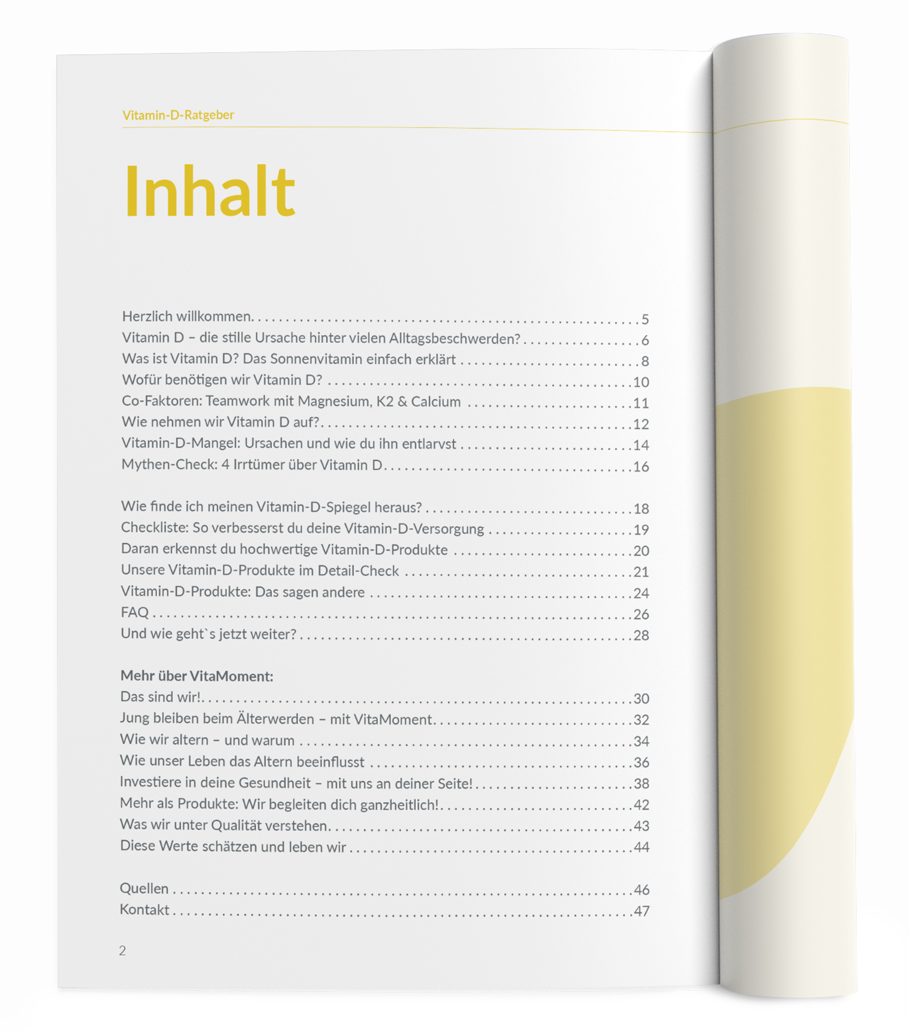 Vitamin D-Ratgeber - VitaMoment Produkt